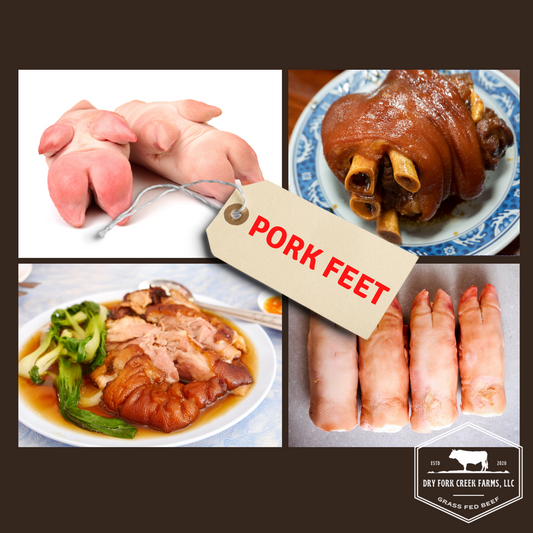Pastured Pork Feet Package 20lbs - LIMITED OFFER