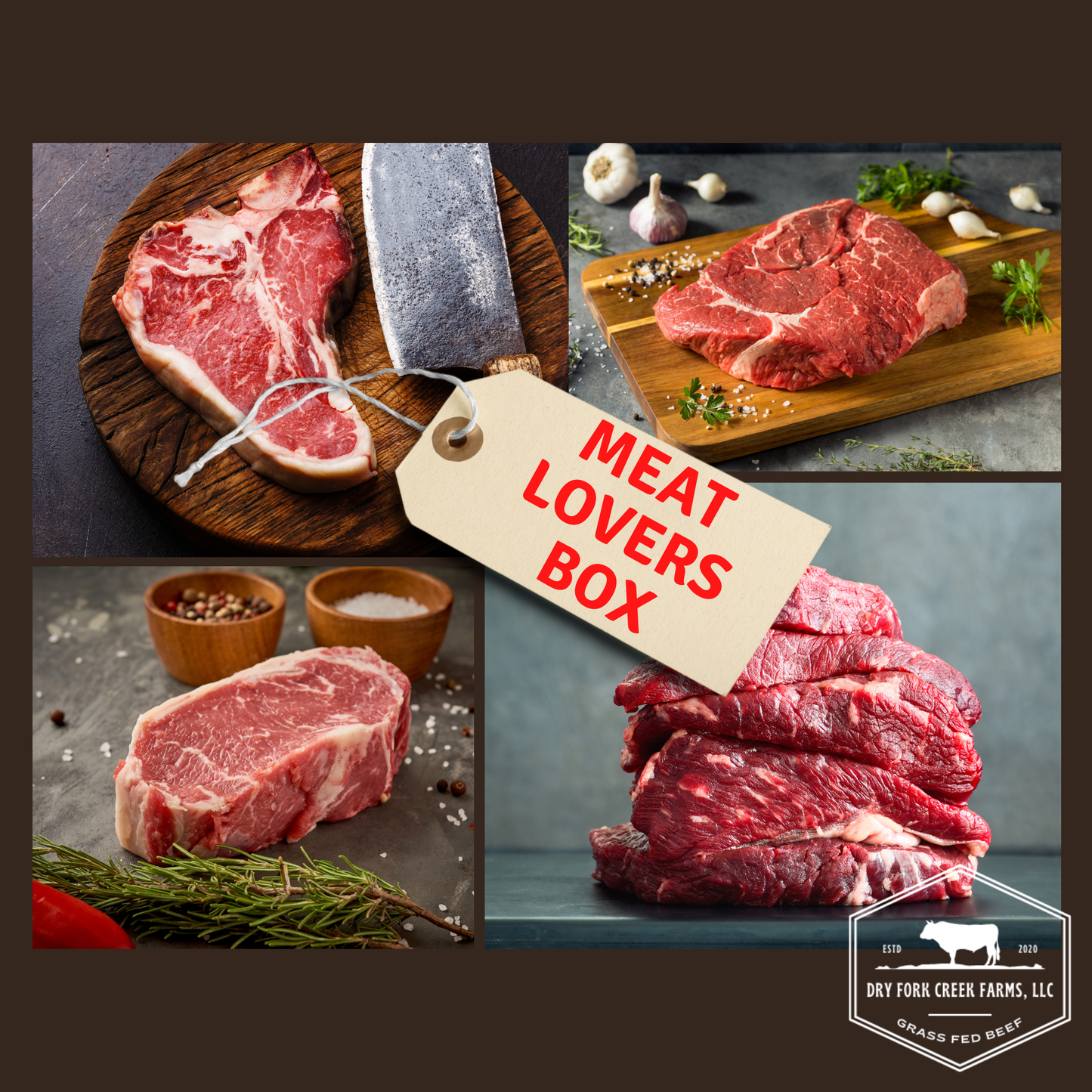 Grass-Fed Beef MEAT LOVERS Box